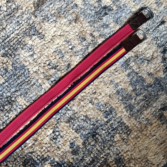 (2) Lands End Embroidered D-ring Belts Boys Medium - Picture 5 of 10